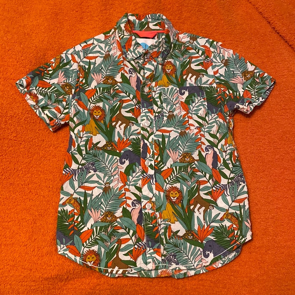 Never worn Boden jungle short sleeved button down.